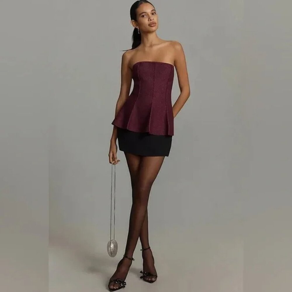 NWT Anthropologie | Pilcro Hourglass Sparkly Sweater Tank Top Size: Medium